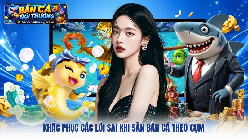 Khắc phục các lỗi sai khi săn bắn cá theo cụm