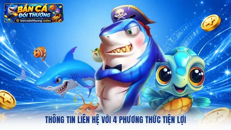 Thông tin liên hệ với 4 phương thức tiện lợi
