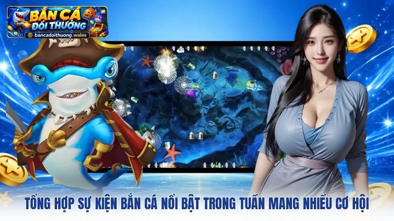 Tổng hợp sự kiện bắn cá nổi bật trong tuần mang nhiều cơ hội